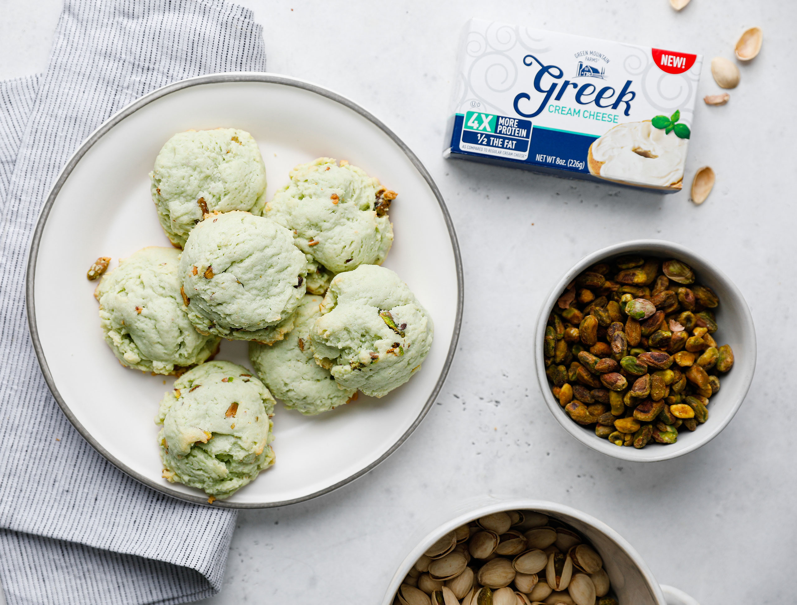 Pistachio Cream Cheese Cookies Franklin Foods ReInventing Cream Cheese