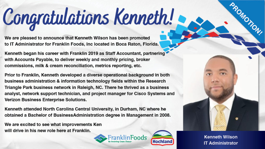 Congratulations Ken