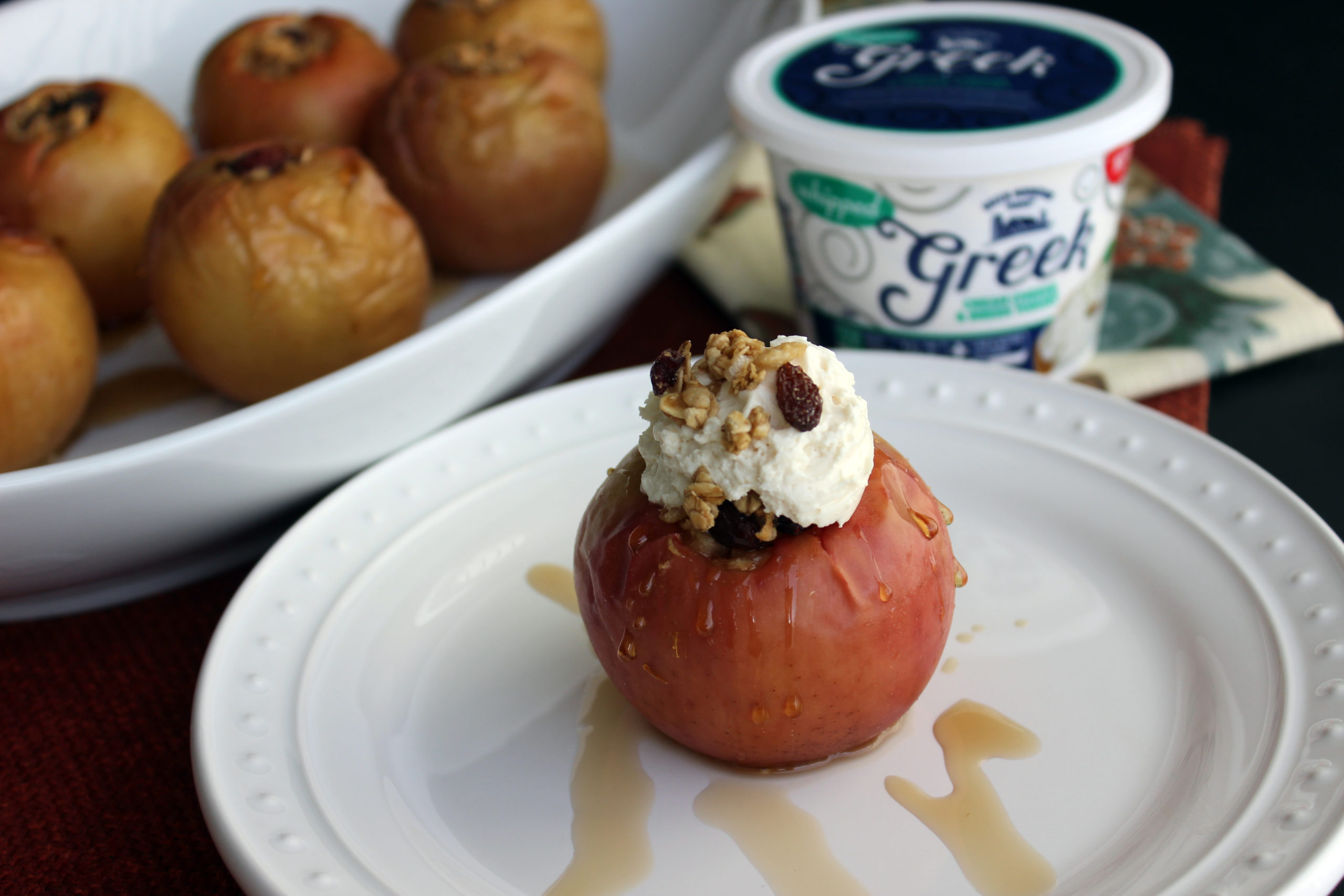 Greek Cream Cheese Baked Apples Franklin Foods ReInventing Cream