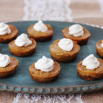 Pumpkin-Cookie Butter Mini Cheesecakes