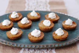 Pumpkin-Cookie Butter Mini Cheesecakes