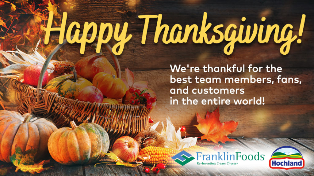 Franklin Foods Thanksgiving Post